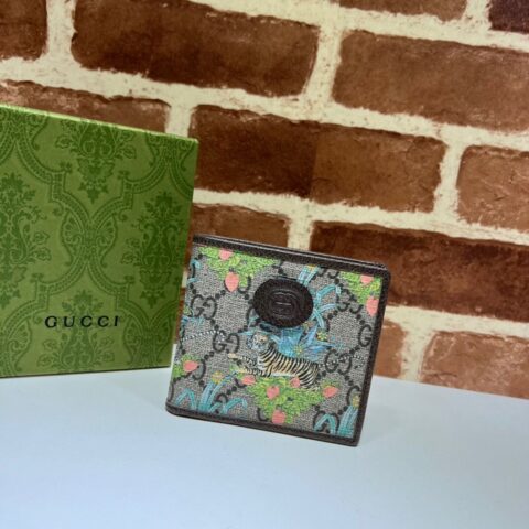 GUCCI古驰老虎印花男士短夹671652