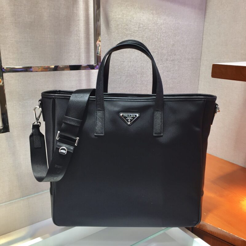 PRADA普拉达进口尼龙布料最新款购物袋2VG064