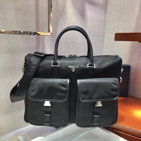 PRADA普拉达新款尼龙公文包2VE017