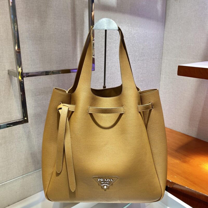 PRADA普拉达柔软鹿皮新款购物袋1BG339