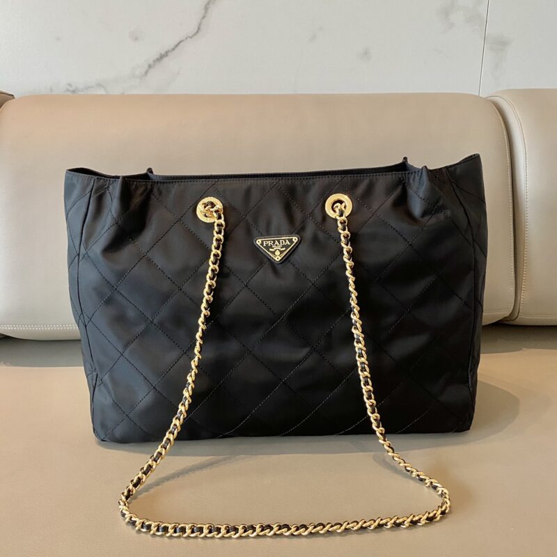 PRADA普拉达Vintage中古链条菱格流浪包1BD629