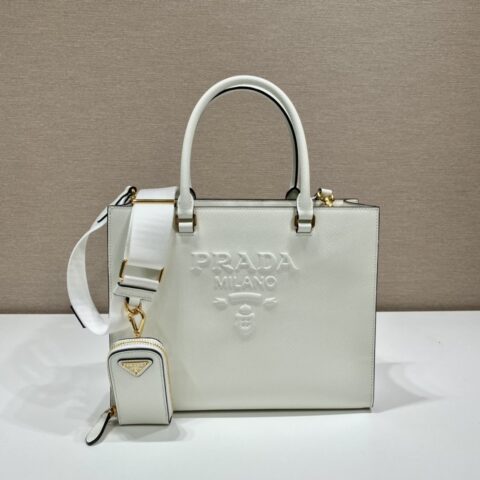PRADA普拉达Saffiano牛皮大号托特包1BA337