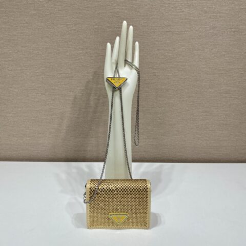 PRADA普拉达项链水晶小包1MR024