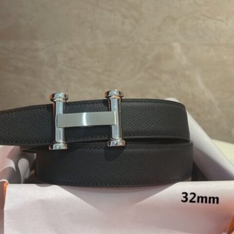 爱马仕HERMES    Agora皮带扣&双面皮腰带32毫米