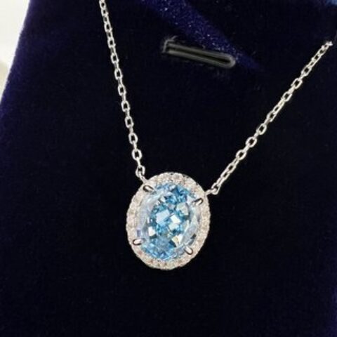 新款☑️TIFFANY&Co.蒂芙尼鸽子蛋钻石项链