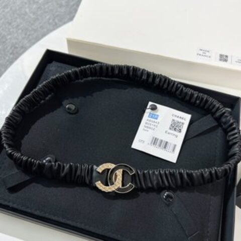 新款☑️CHANEL香奈儿双c小羊皮腰带腰链