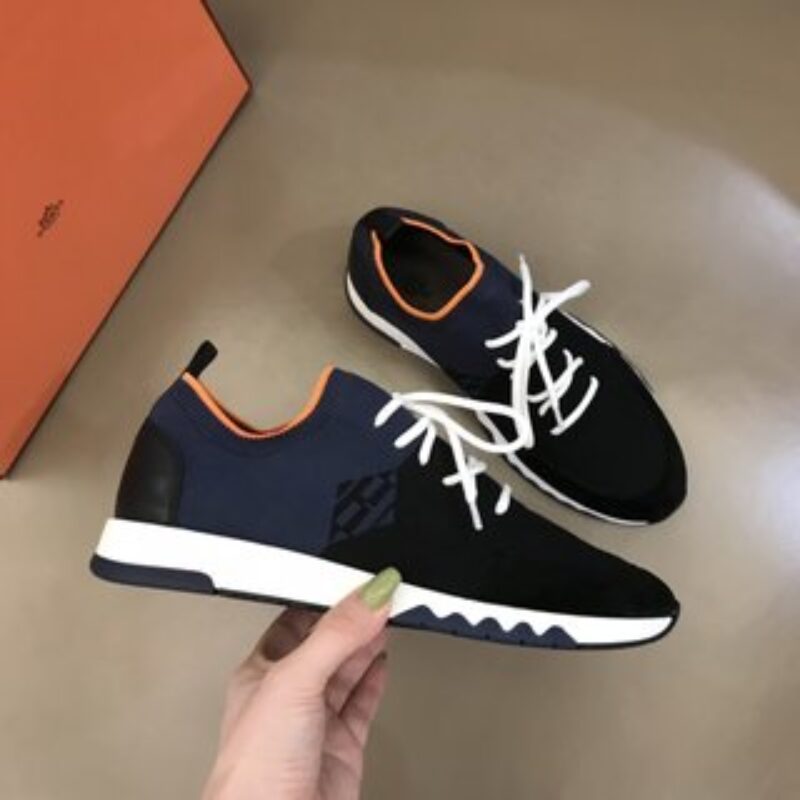 爱马仕HERMES   进口原版飞织透气官方最新高端男士运动休闲鞋