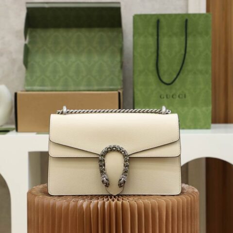 GUCCI 𝐃𝐢𝐨𝐧𝐲𝐬𝐮𝐬经典酒神系列 400249白色