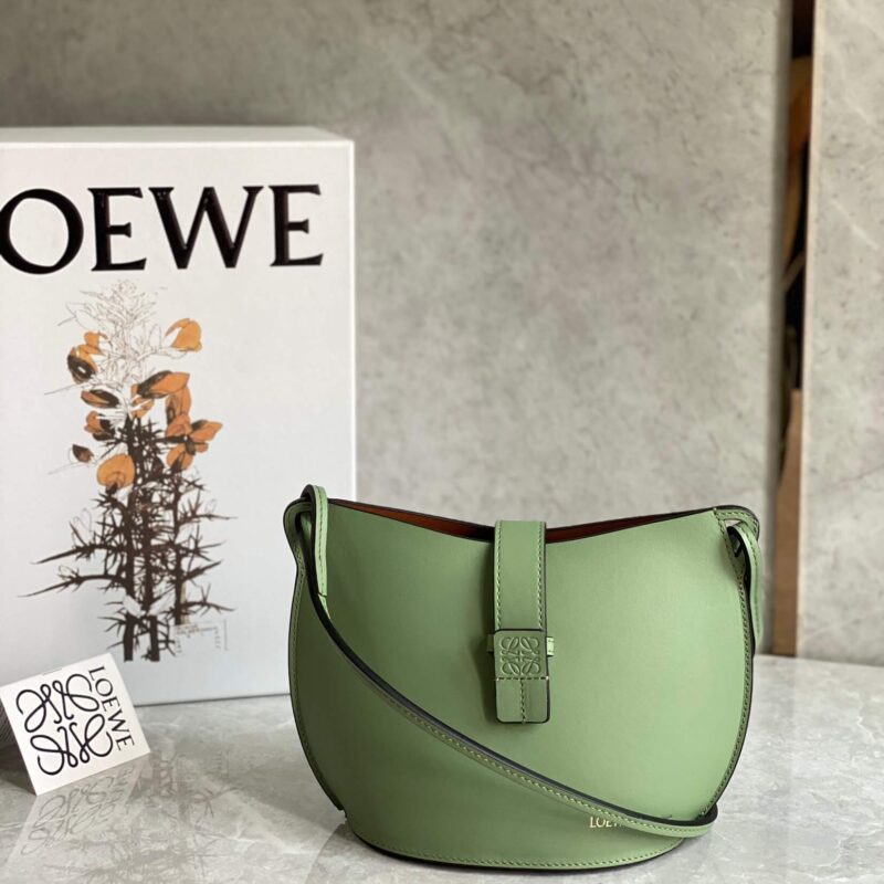 LOEWE罗意威 Moulded Bucket Bag 0677牛油果绿