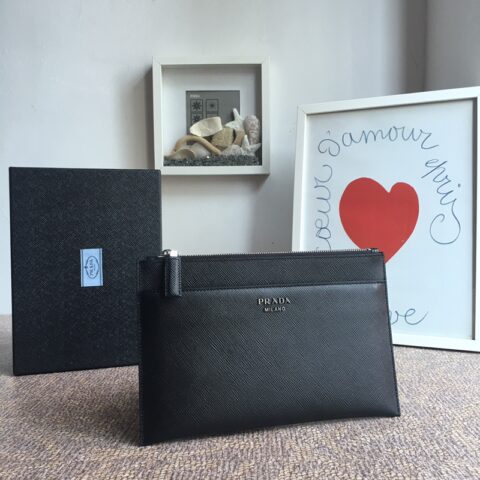 PRADA普拉达进口十字纹牛皮2NG005