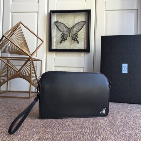 PRADA普拉达进口皮手包056V