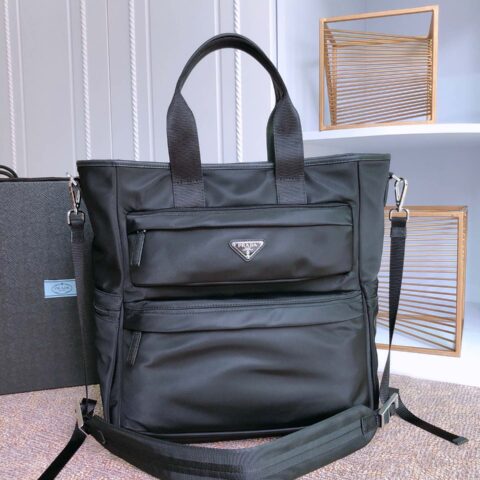 PRADA普拉达进口尼龙布料手提包1BG040