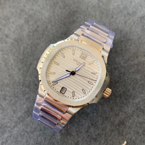 百达翡丽运动优雅系列鹦鹉螺女款7118型号1.全新订制版Cal.324SC一体自动上链机芯