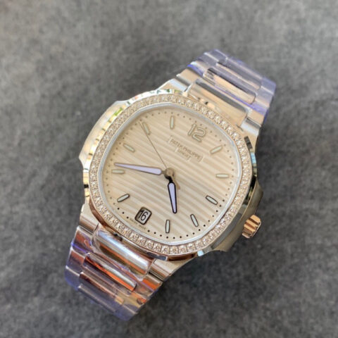 百达翡丽运动优雅系列鹦鹉螺女款7118型号1.全新订制版Cal.324SC一体自动上链机芯