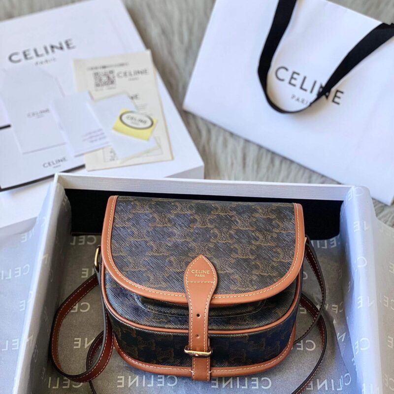 CELINE 2021早春新款马鞍包 191502老花