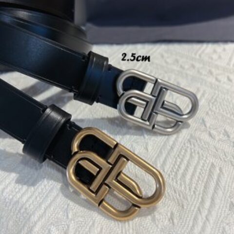 Balenciaga巴黎世家   锁扣BB腰带2.0cm