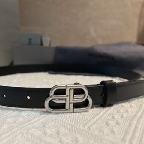 Balenciaga巴黎世家   锁扣BB腰带2.0cm