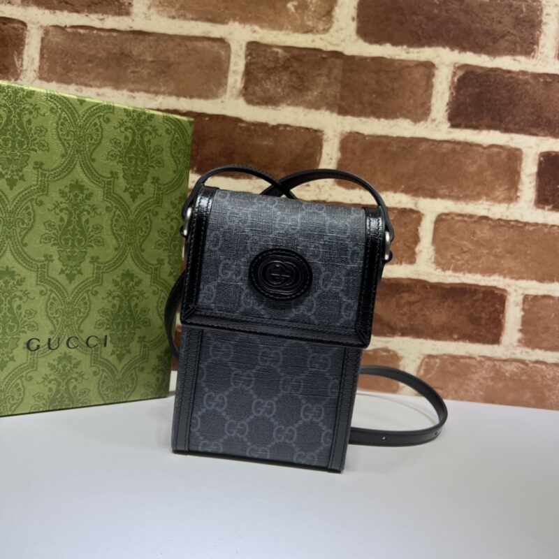 GUCCI古驰互扣式双G手机包699402