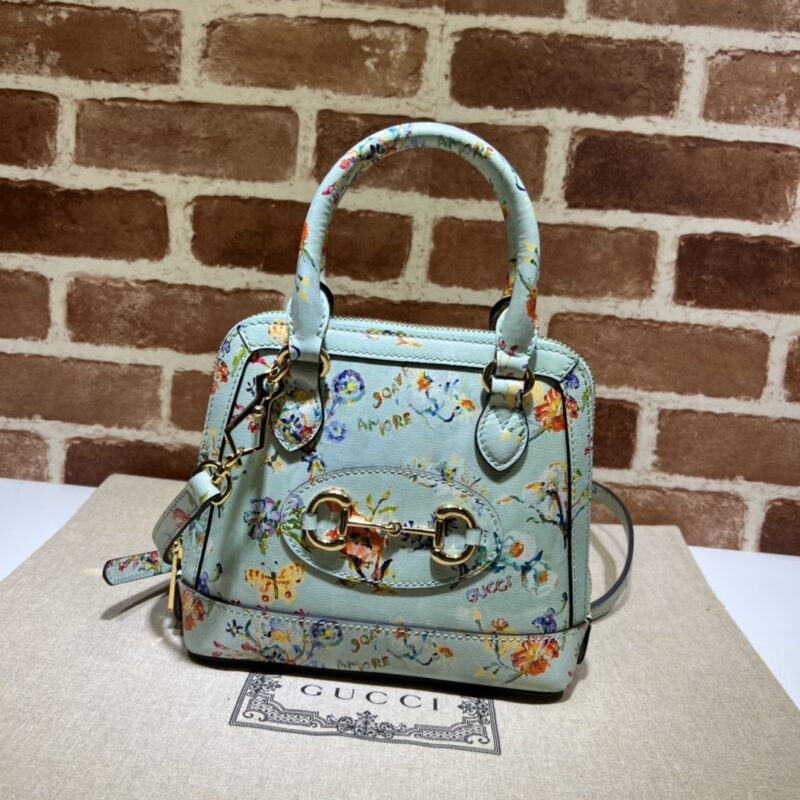 GUCCI古驰马衔扣1955系列迷你手提包640716