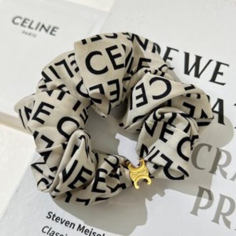 Celine赛琳凯旋门桑蚕丝发绳发带