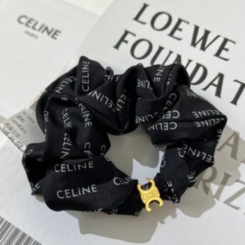 Celine赛琳凯旋门桑蚕丝发绳发带