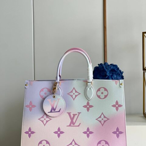 LV M46076 ONTHEGO 夏日限定渐变色托特包