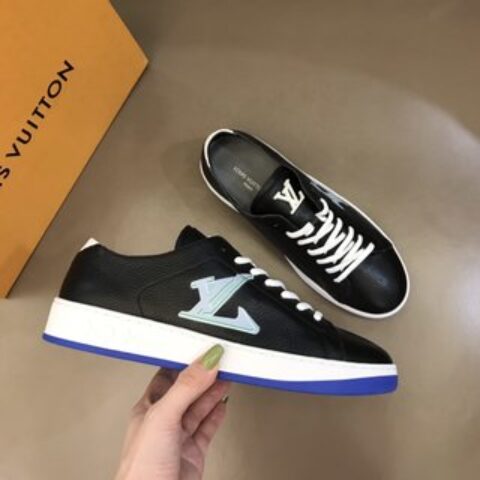 LV/路易威登   进口水染小牛皮内里男士经典休闲运动鞋