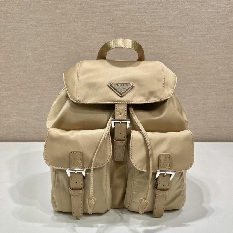 PRADA普拉达进口降落伞布料双肩背包1BZ677