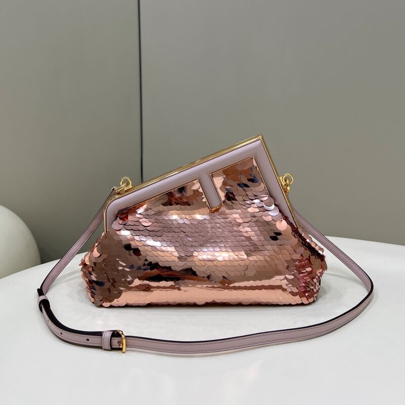 FENDI芬迪F字母珠片First系列肩背包80066