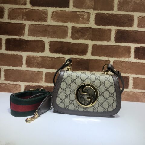 GUCCI古驰互扣式双G肩背包698643