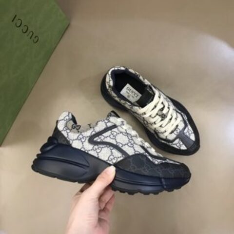 Gucci古驰   G家经典5D打印情侣老爹鞋