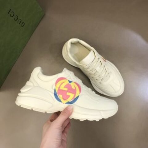Gucci古驰   G家经典5D打印情侣老爹鞋