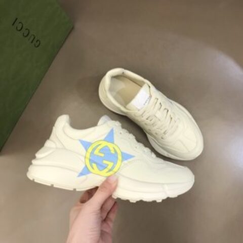 Gucci古驰   G家经典5D打印情侣老爹鞋