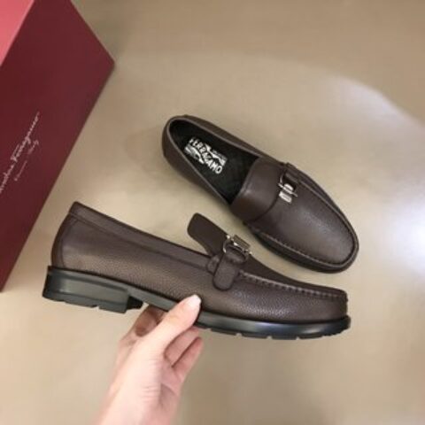 Salvatore Ferragam菲拉格慕   男士休闲乐福皮鞋
