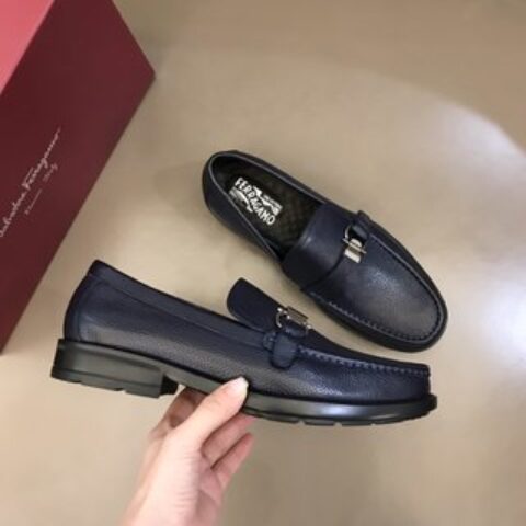Salvatore Ferragam菲拉格慕   男士休闲乐福皮鞋