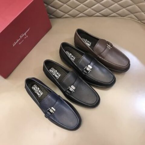 Salvatore Ferragam菲拉格慕   男士休闲乐福皮鞋