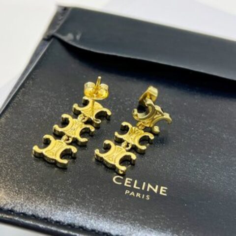 Celine赛琳凯旋门流苏耳钉耳环
