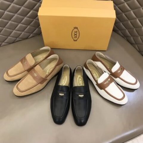 TOD'S   2022ss小牛皮制成男士休闲乐福鞋