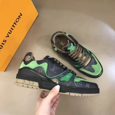 LV/路易威登 2022🆕全新配色，男士Trainer运动鞋
