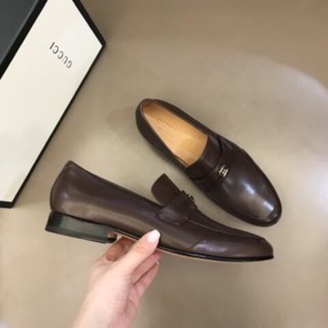 Gucci古驰   小牛皮透气内里G家原单男士正装休闲皮鞋
