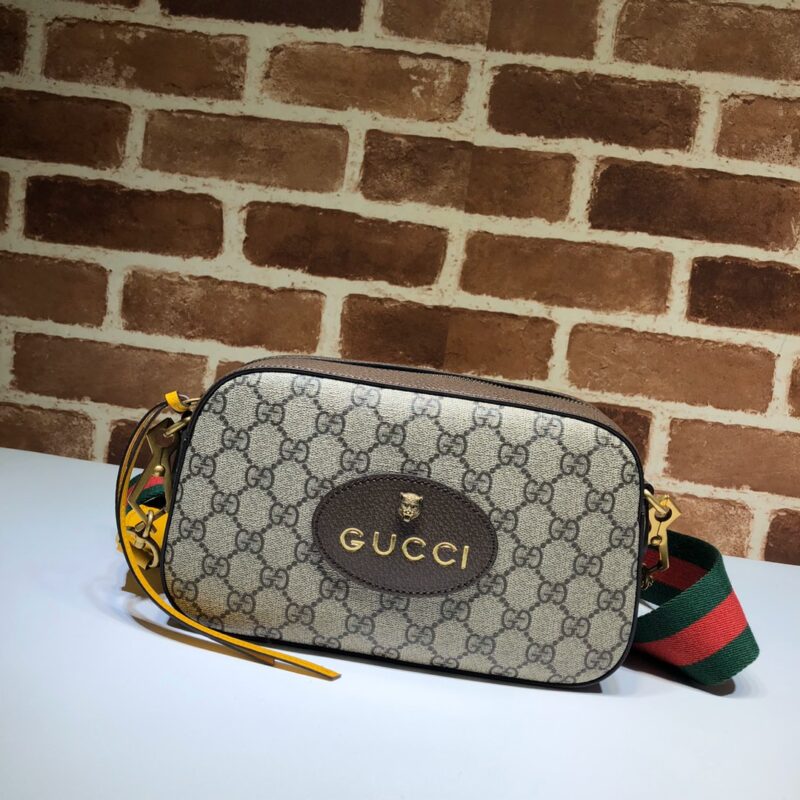 GUCCI古驰Neo Vintage GG Supreme帆布邮差包476466