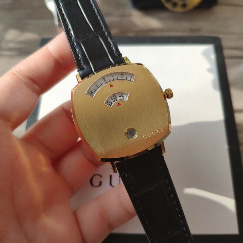 古驰GUCCl最新款表面316L精钢小牛皮表带腕表