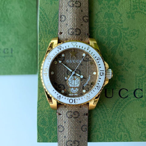古驰 Gucci多拉A梦联名限定款Doraemon×Gucci联名系列GucciDive腕表