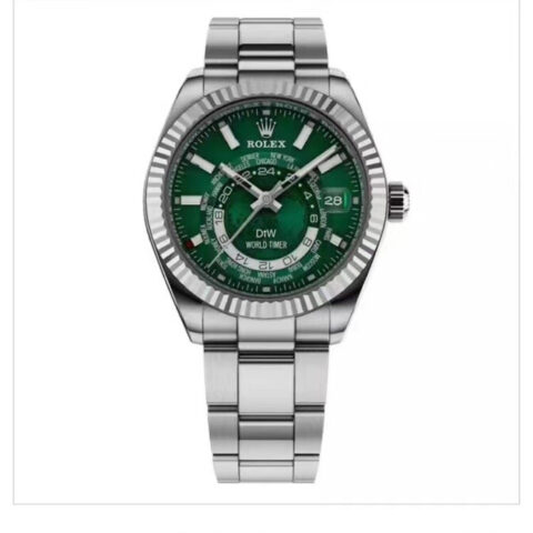 H8新款，阴阳劳力士Rolex Sky-Dweller 天行者纵航者型表圈采用劳力士Ring Command三角坑纹