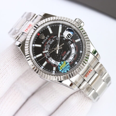 H8新款，阴阳劳力士Rolex Sky-Dweller 天行者纵航者型表圈采用劳力士Ring Command三角坑纹