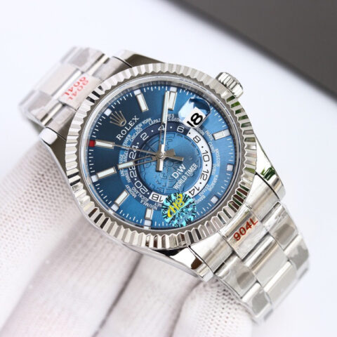 H8新款，阴阳劳力士Rolex Sky-Dweller 天行者纵航者型表圈采用劳力士Ring Command三角坑纹