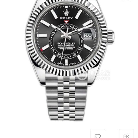 H8劳力士纵航者系列Rolex Sky-Dweller 天行者劳力士Ring Command三角坑纹五株腕表