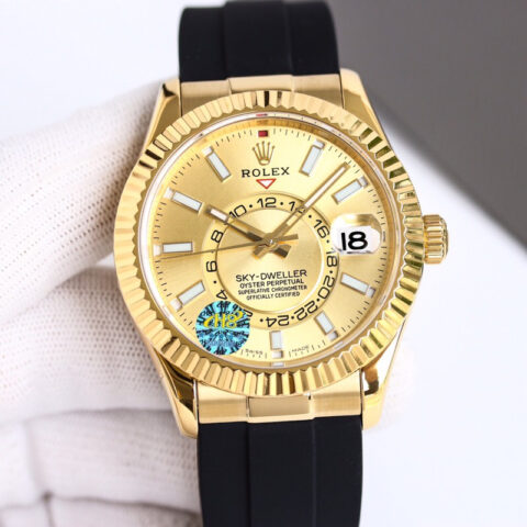 H8劳力士纵航者系列Rolex Sky-Dweller 天行者劳力士Ring Command三角坑纹