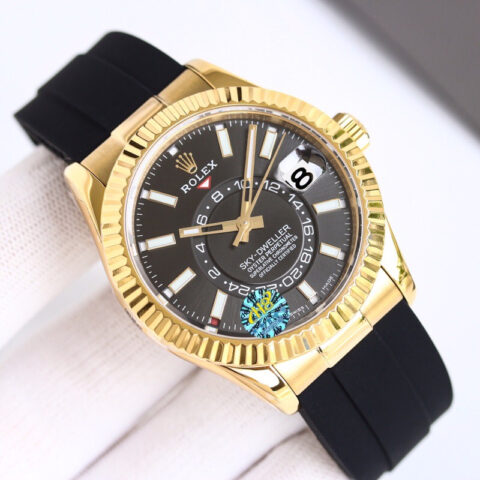 H8劳力士纵航者系列Rolex Sky-Dweller 天行者劳力士Ring Command三角坑纹
