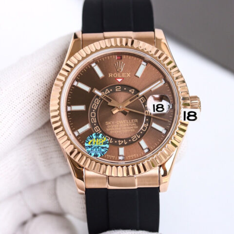 H8劳力士纵航者系列Rolex Sky-Dweller 天行者劳力士Ring Command三角坑纹
